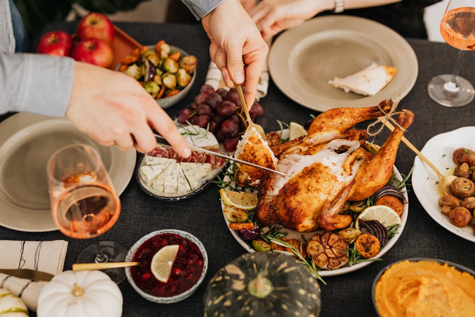 Foto de Corona de Pavo Asado con Verduras