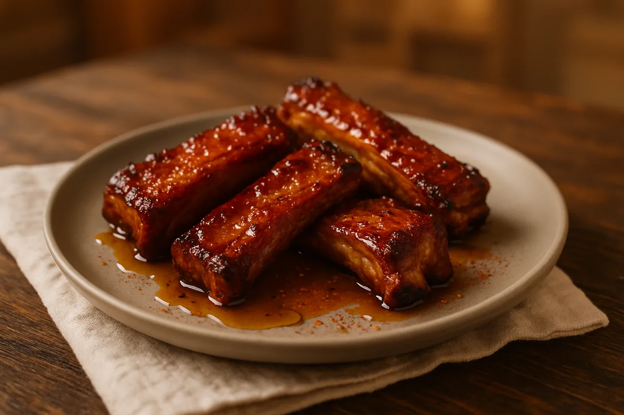 Foto de Costillas de Cerdo a la Freidora de Aire