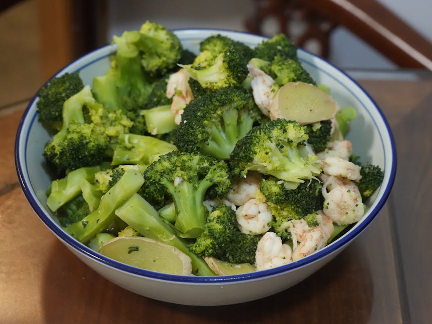 Foto de Crema de brócoli con gambas rebozadas