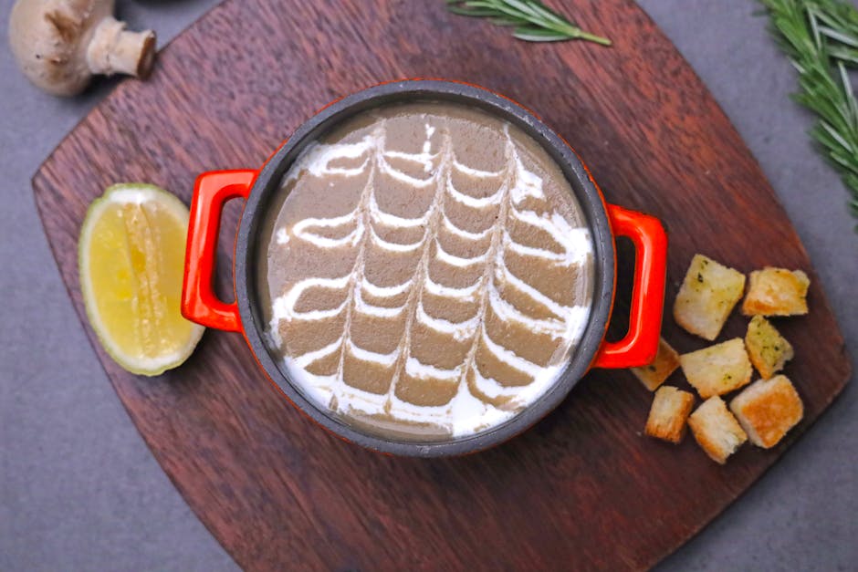 Foto de Crema de Champiñones con Buñuelos
