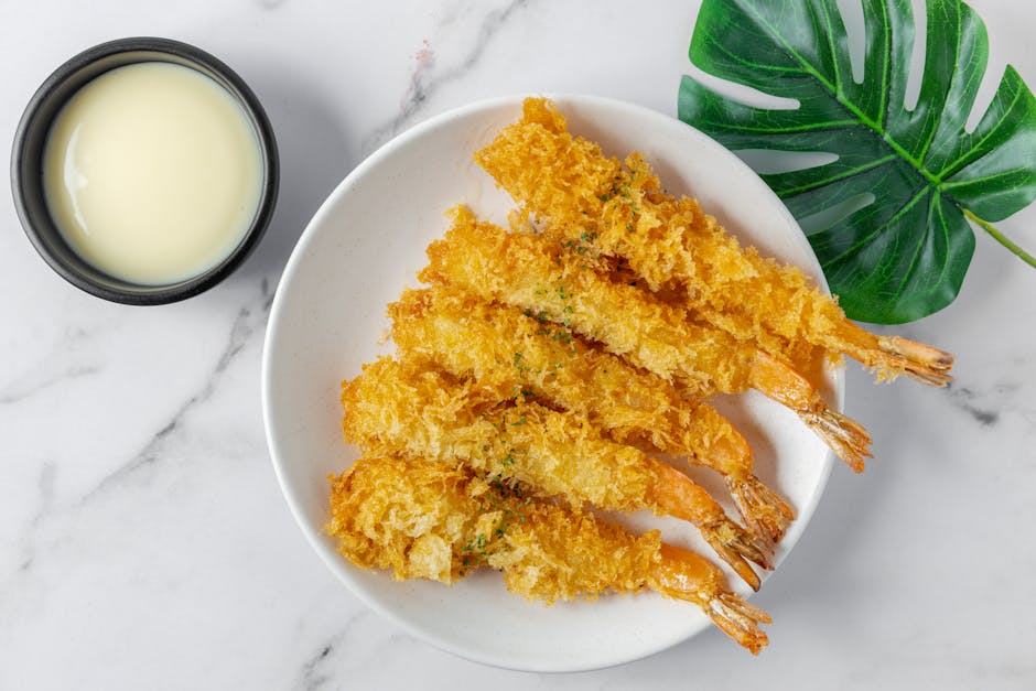 Foto de Crema de lentejas y calabaza con gambas crujientes