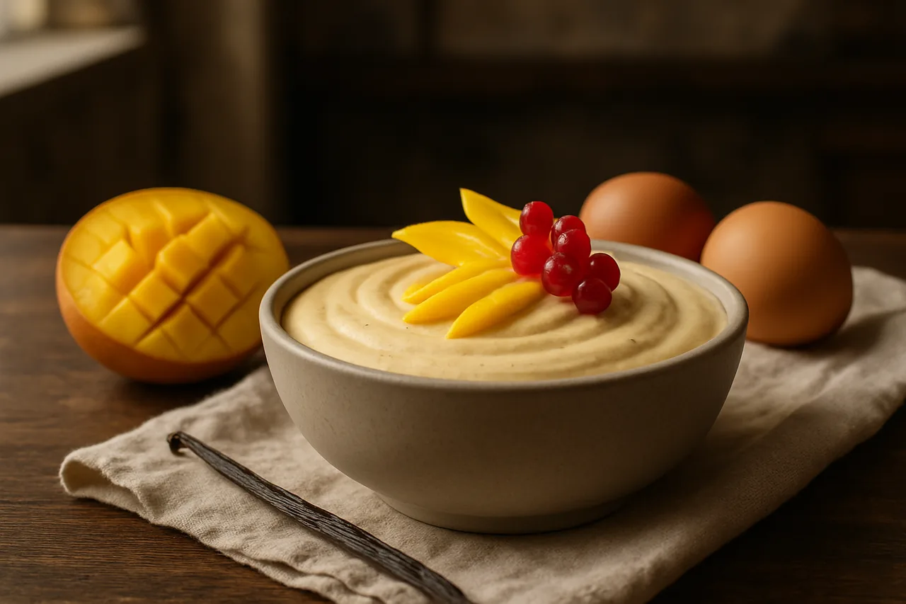Foto de Crema Fría de Mango