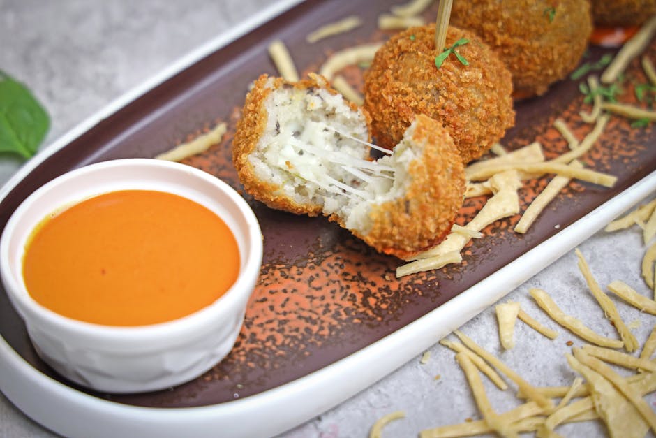 Foto de Croquetas de Espinacas y Queso Azul