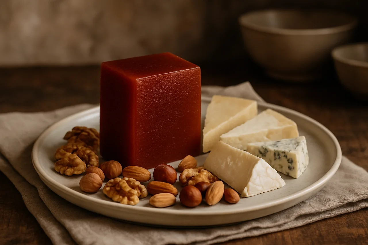 Foto de Dulce de membrillo con frutos secos
