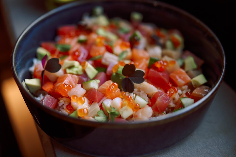 Foto de Ensalada de arroz con mayonesa de aguacate