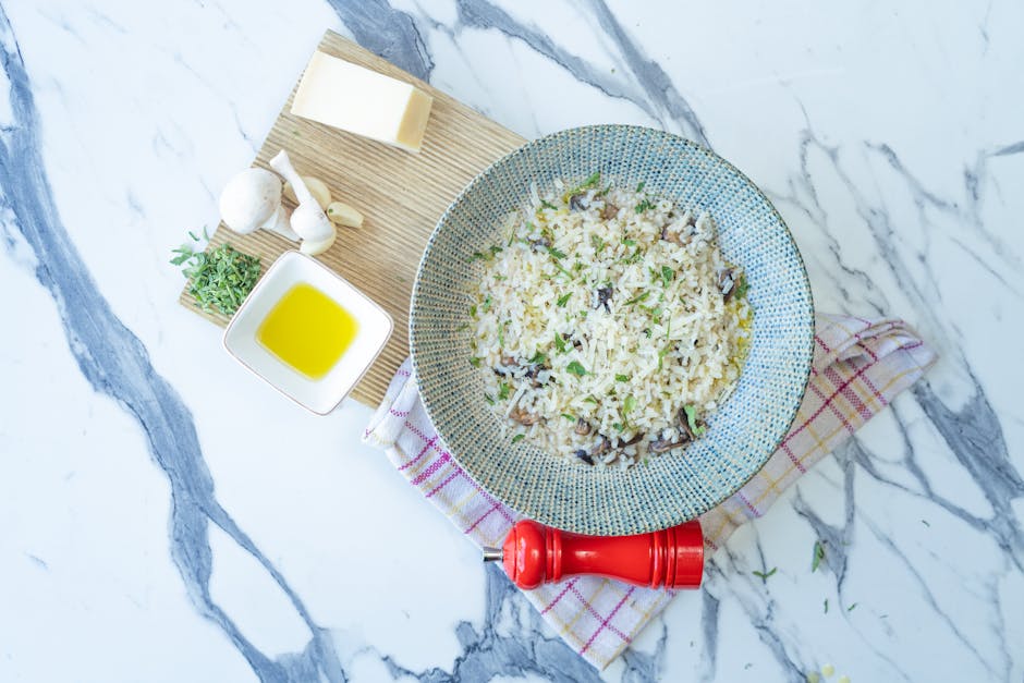 Foto de Ensalada de arroz con pavo y setas