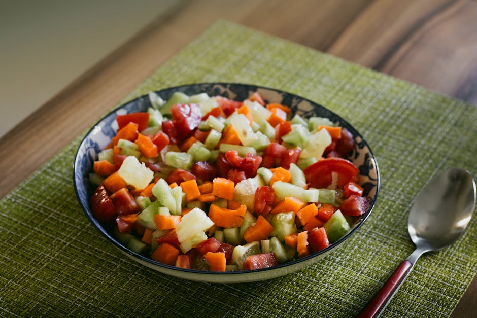 Foto de Ensalada de Berros, Pepino y Zanahoria
