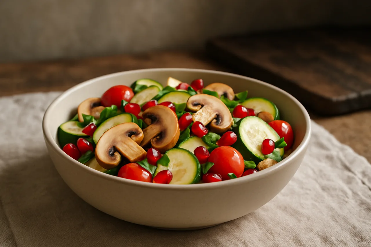 Foto de Ensalada de Champiñones y Calabacín