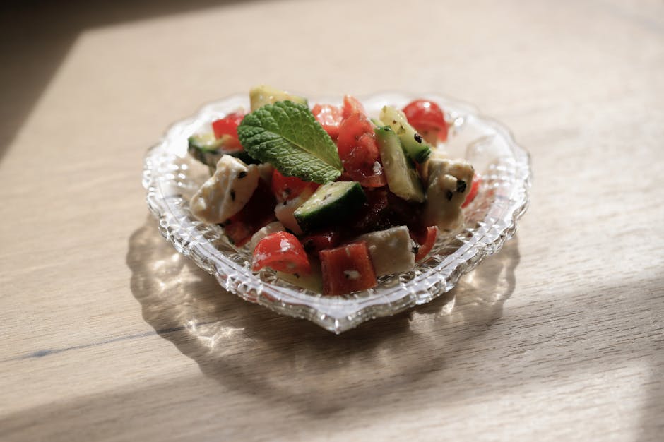 Foto de Ensalada de habitas con aliño de menta