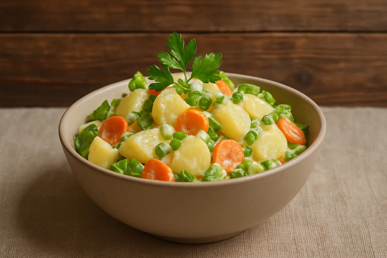 Foto de Ensalada de Patata y Cebolleta