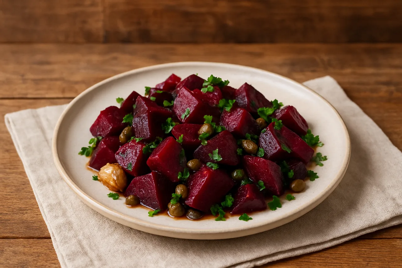 Foto de Ensalada de Remolacha con Aderezo de Perejil