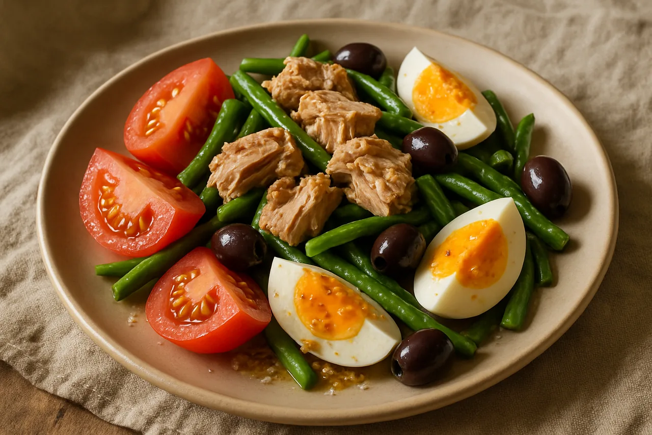 Foto de Ensalada de Tomate y Judías Verdes