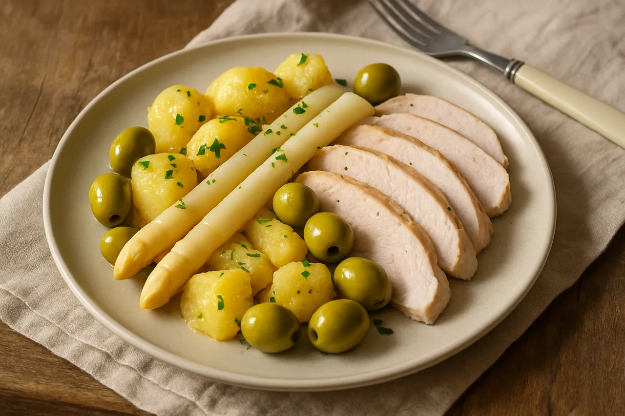 Foto de Ensaladilla de Espárragos y Pavo