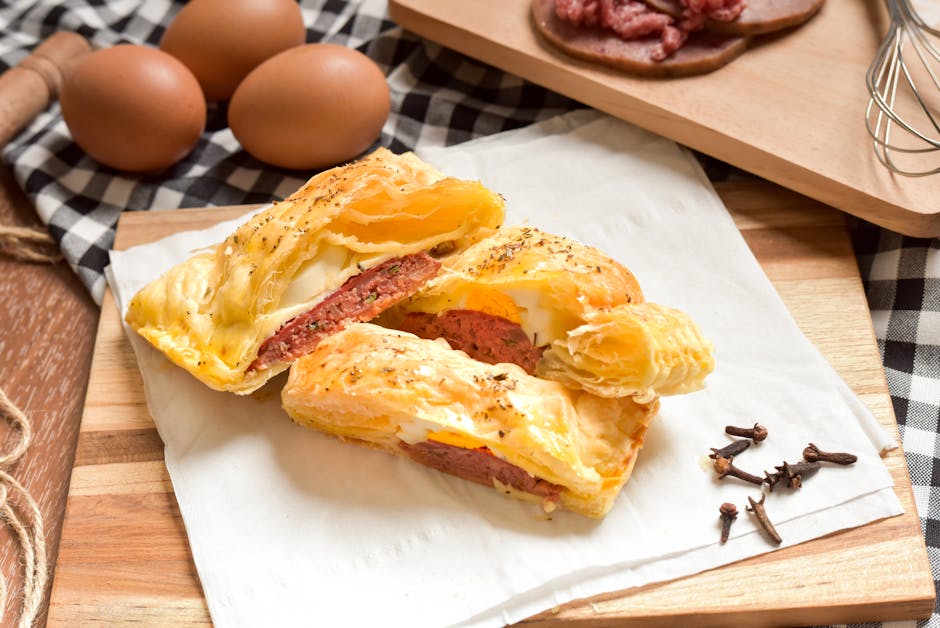 Foto de Ensaladilla de Lentejas con Hojaldres de Txistorra
