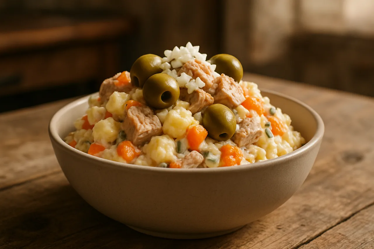 Ensaladilla rusa — receta canaria
