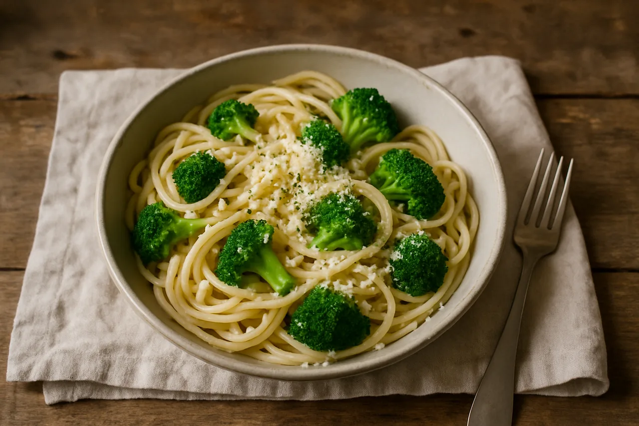 Foto de Espaguetis con brócoli