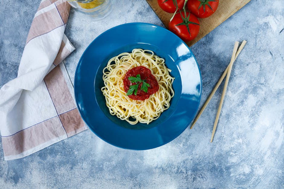 Foto de Fideos con Caballa en Salsa de Tomate