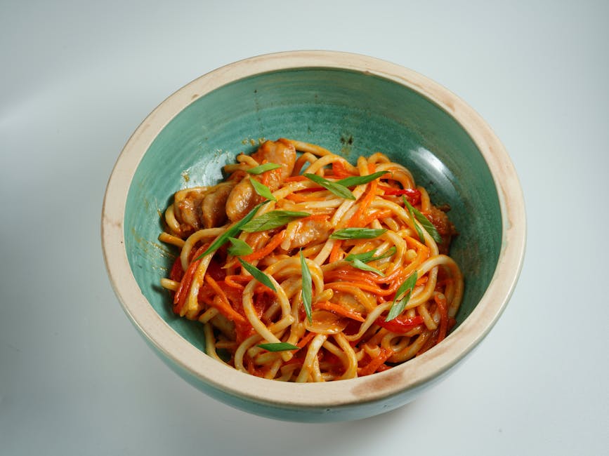 Foto de Fideos de arroz con pollo