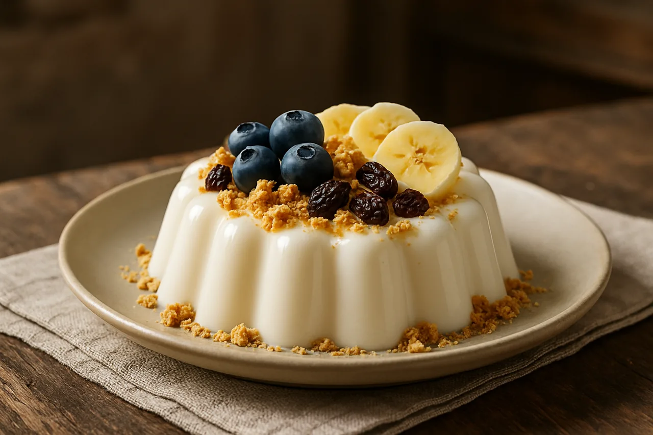 Foto de Gelatina de yogur con frutas
