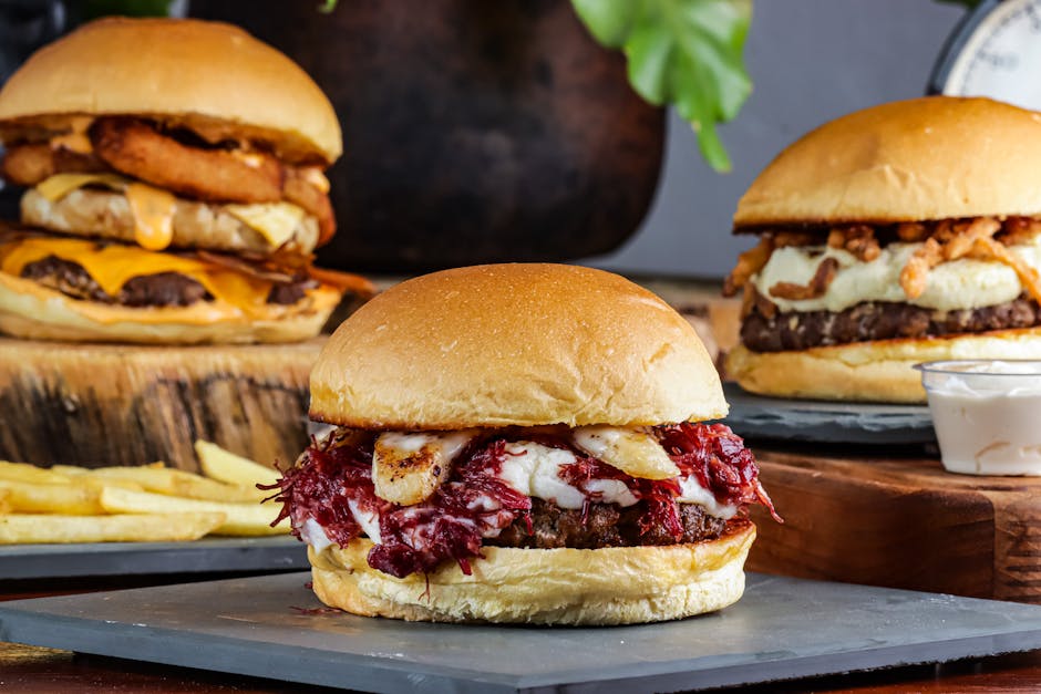 Foto de Hamburguesas con Cebolletas y Puerros