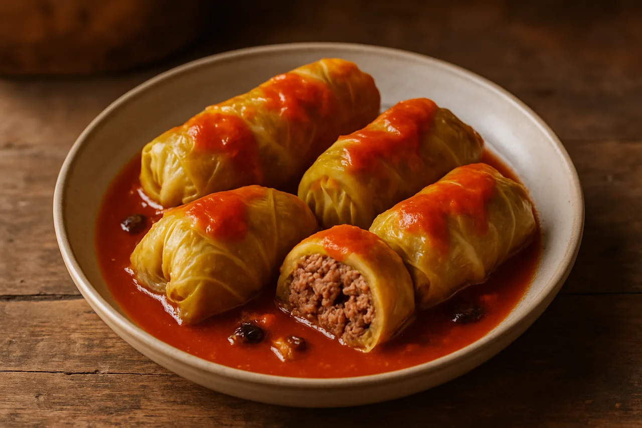 Foto de Hojas de col rellenas