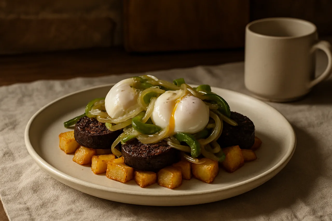 Foto de Huevos con Patatas y Morcilla