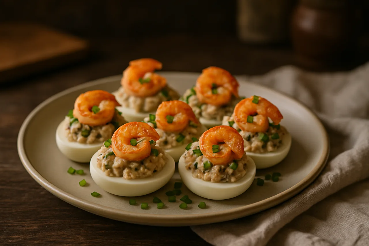 Foto de Huevos rellenos de champiñones