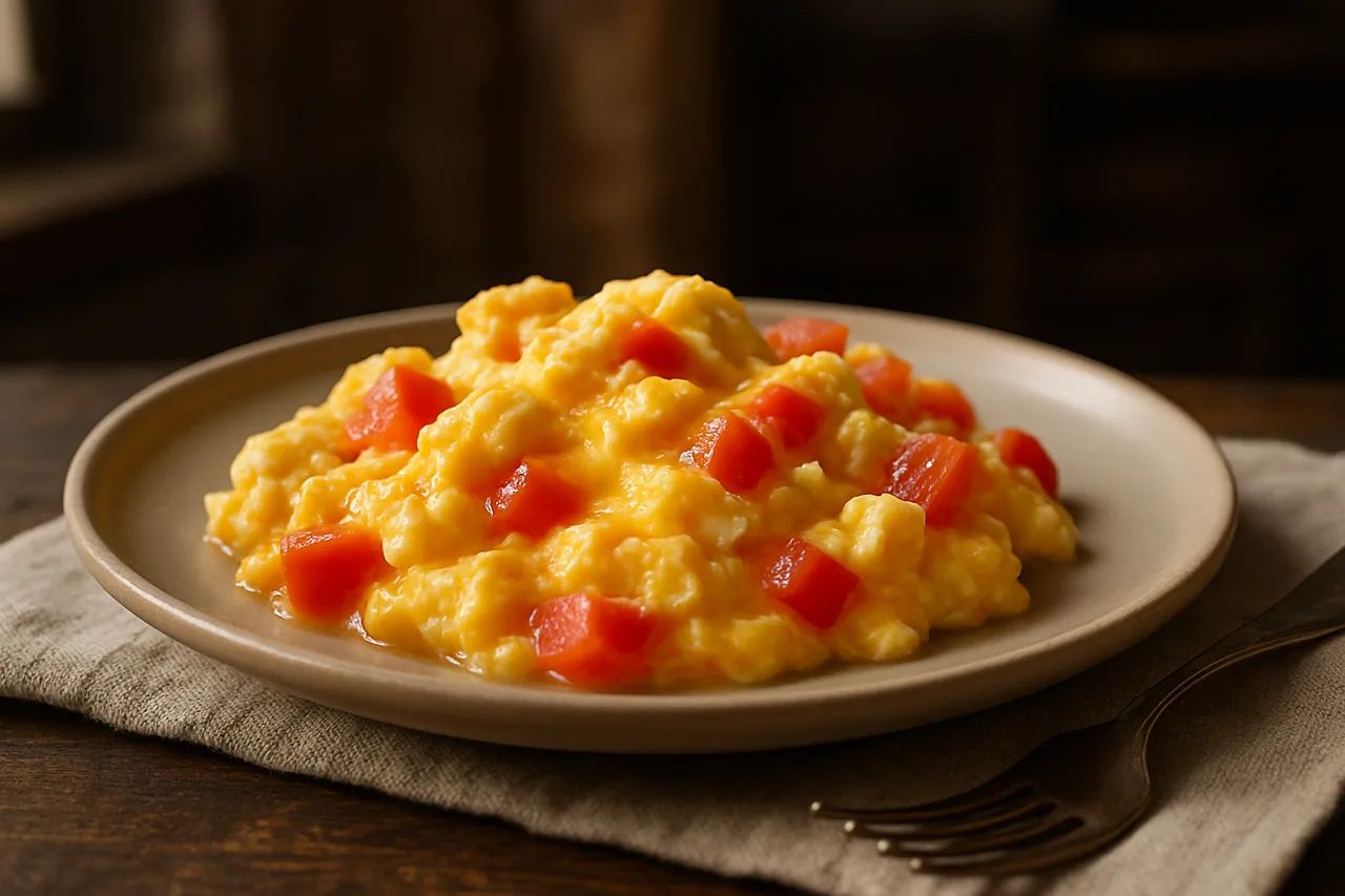 Foto de Huevos Revueltos con Tomate