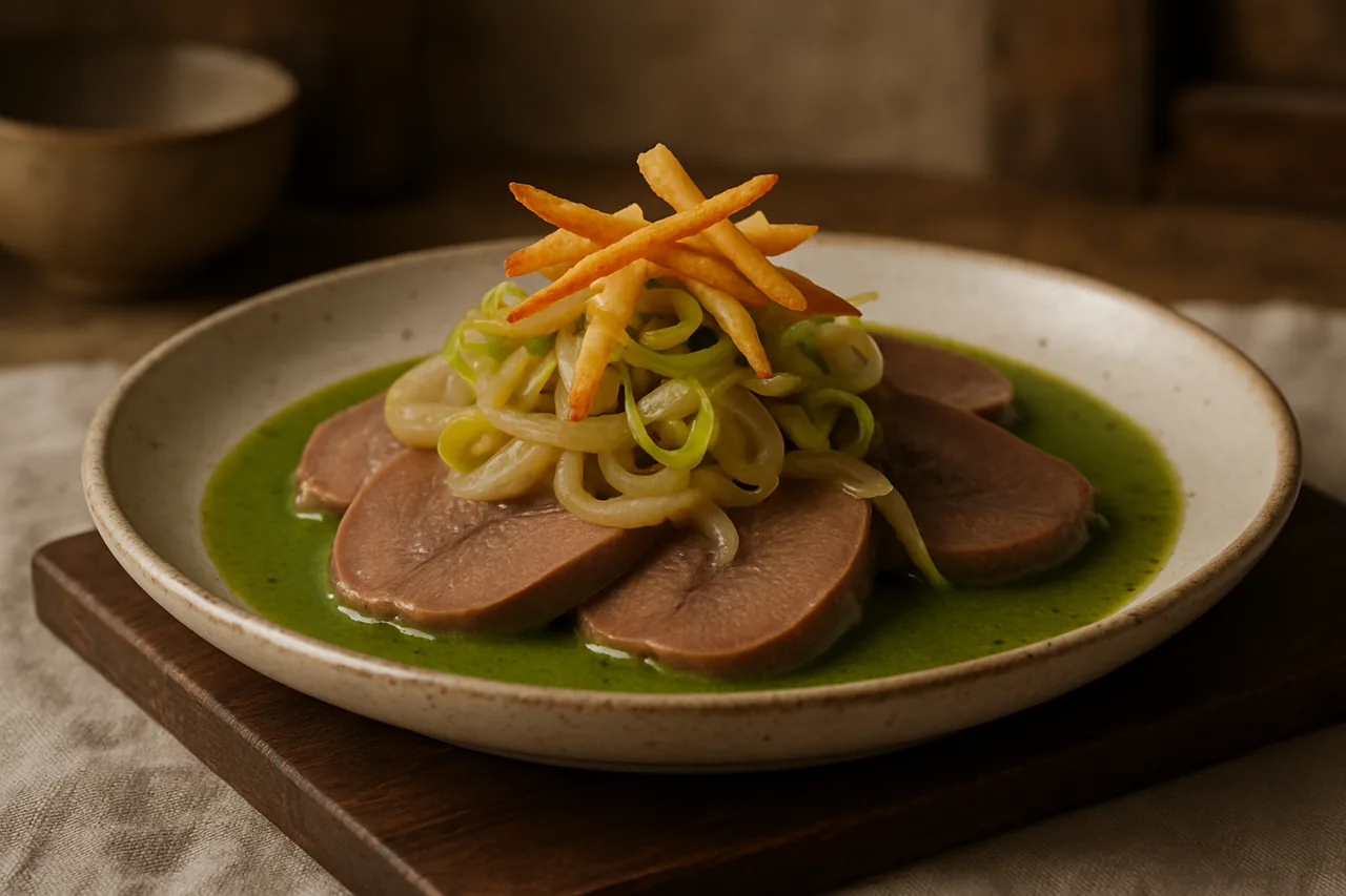 Foto de Lengua en Salsa Verde