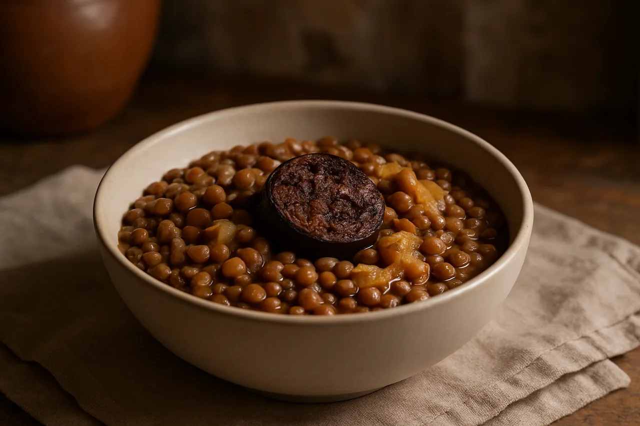 Foto de Lentejas con Morcilla