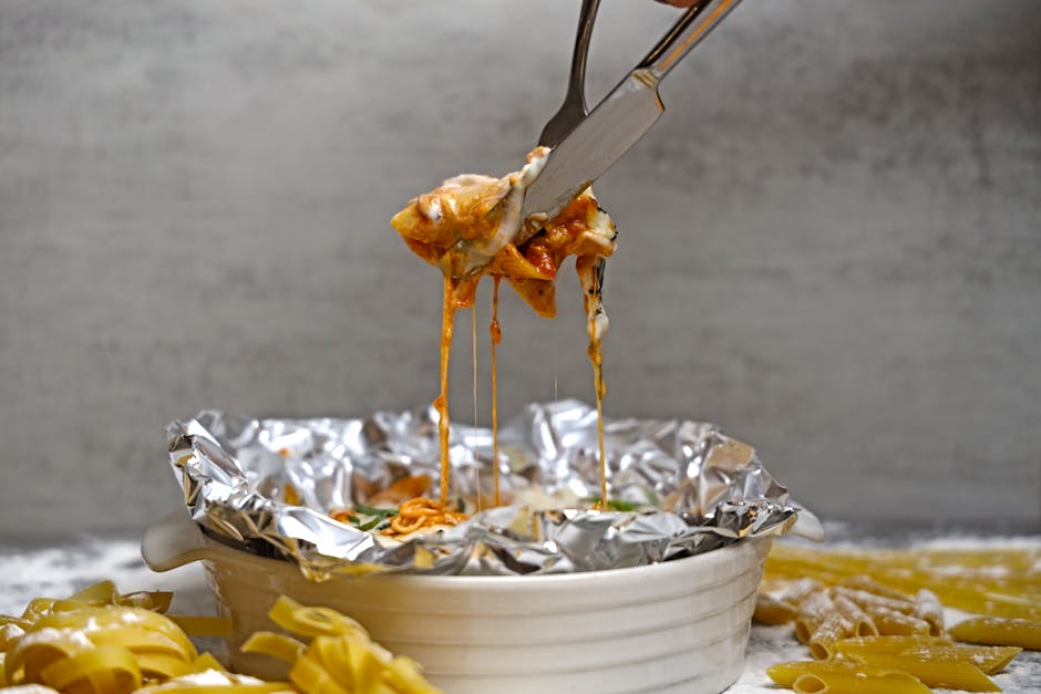 Foto de Macarrones al Horno con Tomate y Pavo