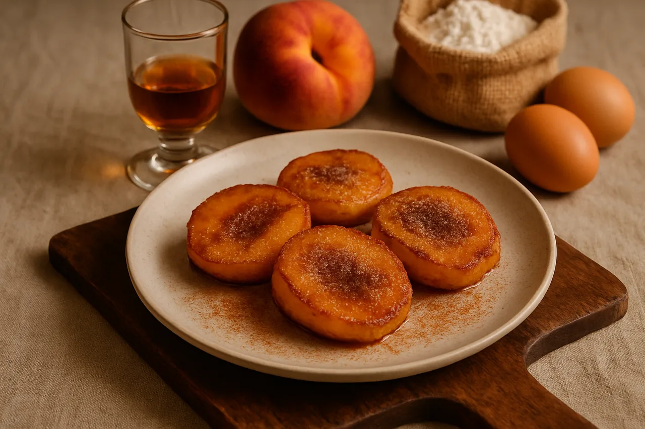 Foto de Melocotones Fritos con Brandy
