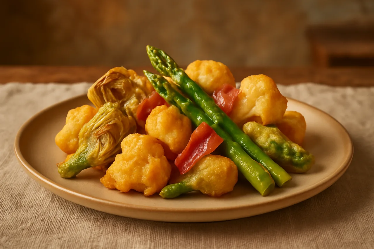 Foto de Menestra de Verduras Rebozadas