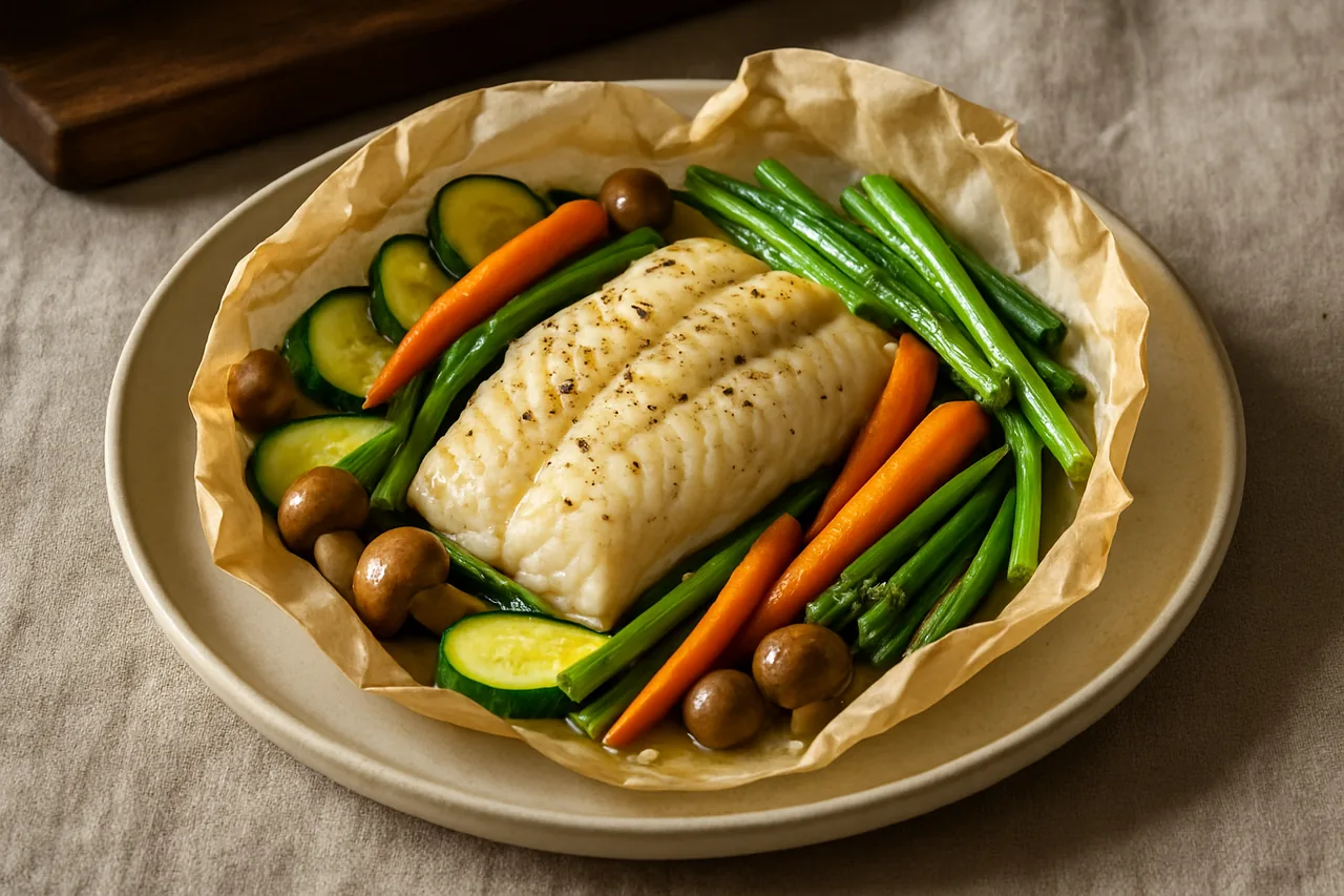 Foto de Mero al Horno en Papillote