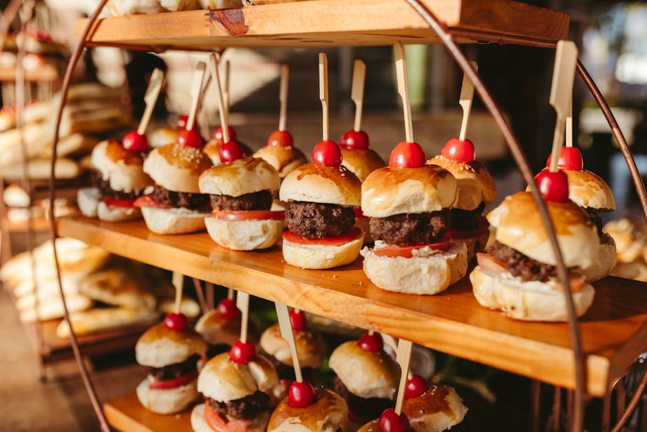 Foto de Mini hamburguesas con salsa barbacoa