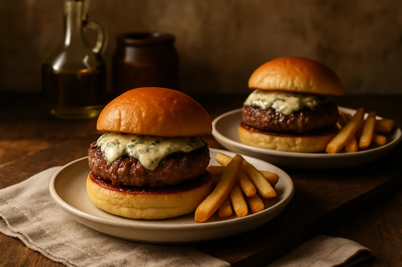 Foto de Mini hamburguesas con salsa barbacoa