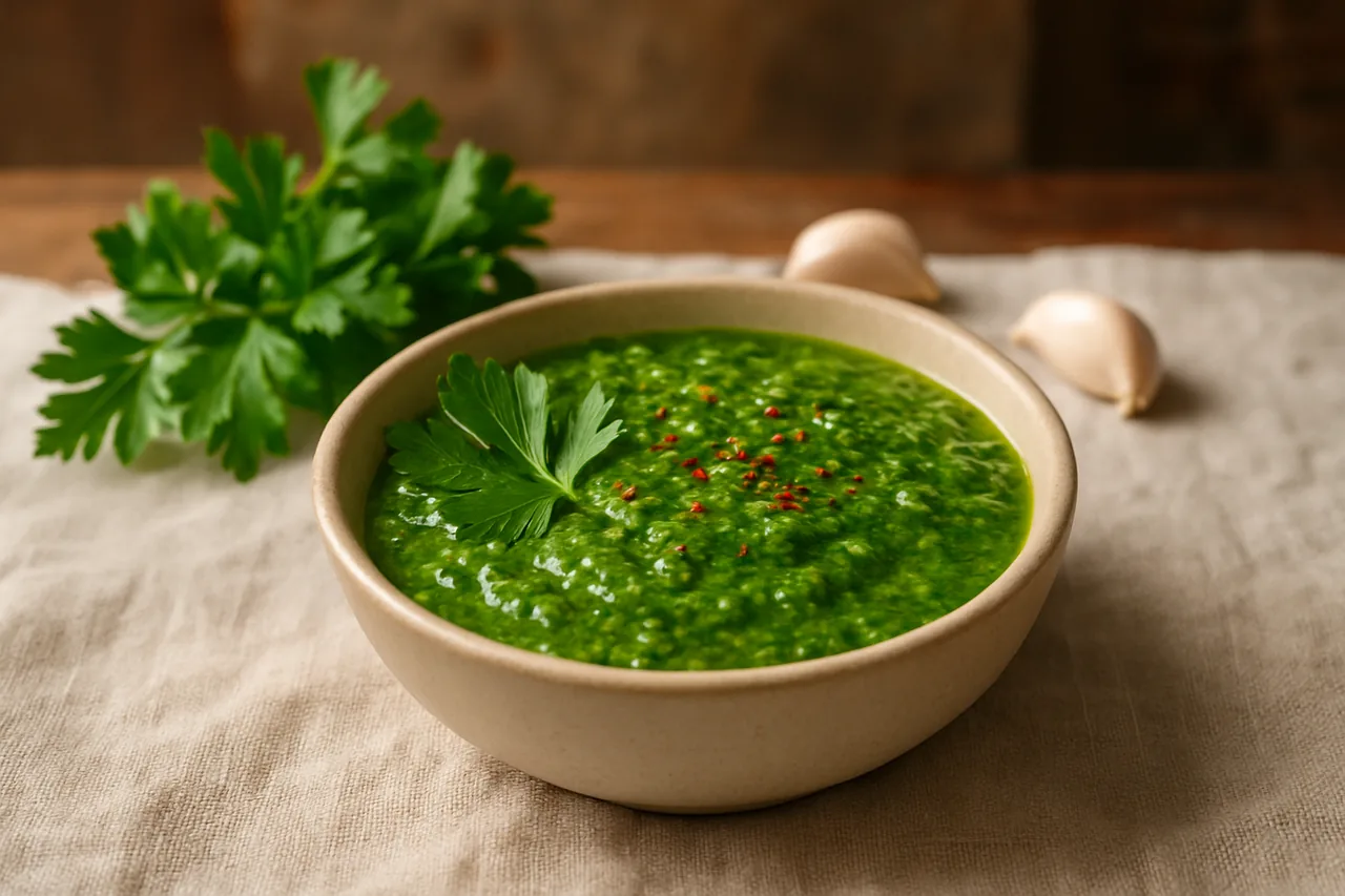 Mojo de perejil — receta canaria