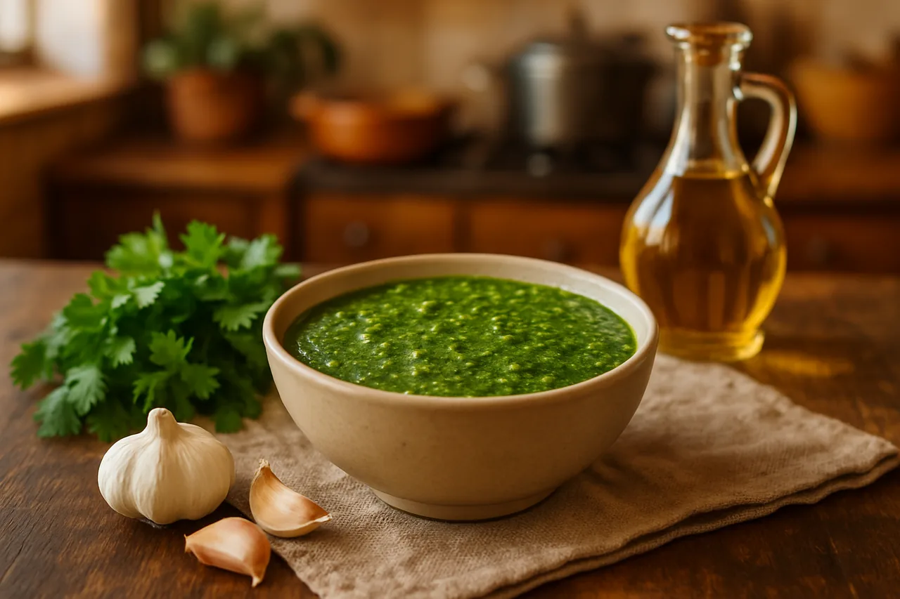 Mojo verde — receta canaria