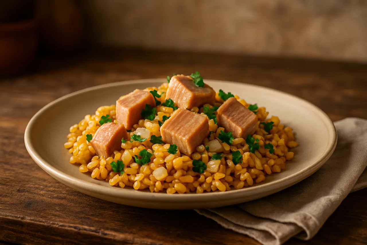 Foto de Paella de Atún Salado