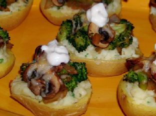 Papas rellenas de carne — receta canaria