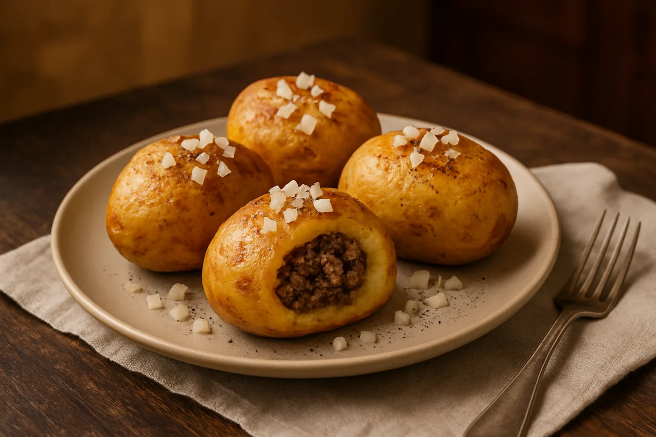 Papas rellenas — receta canaria