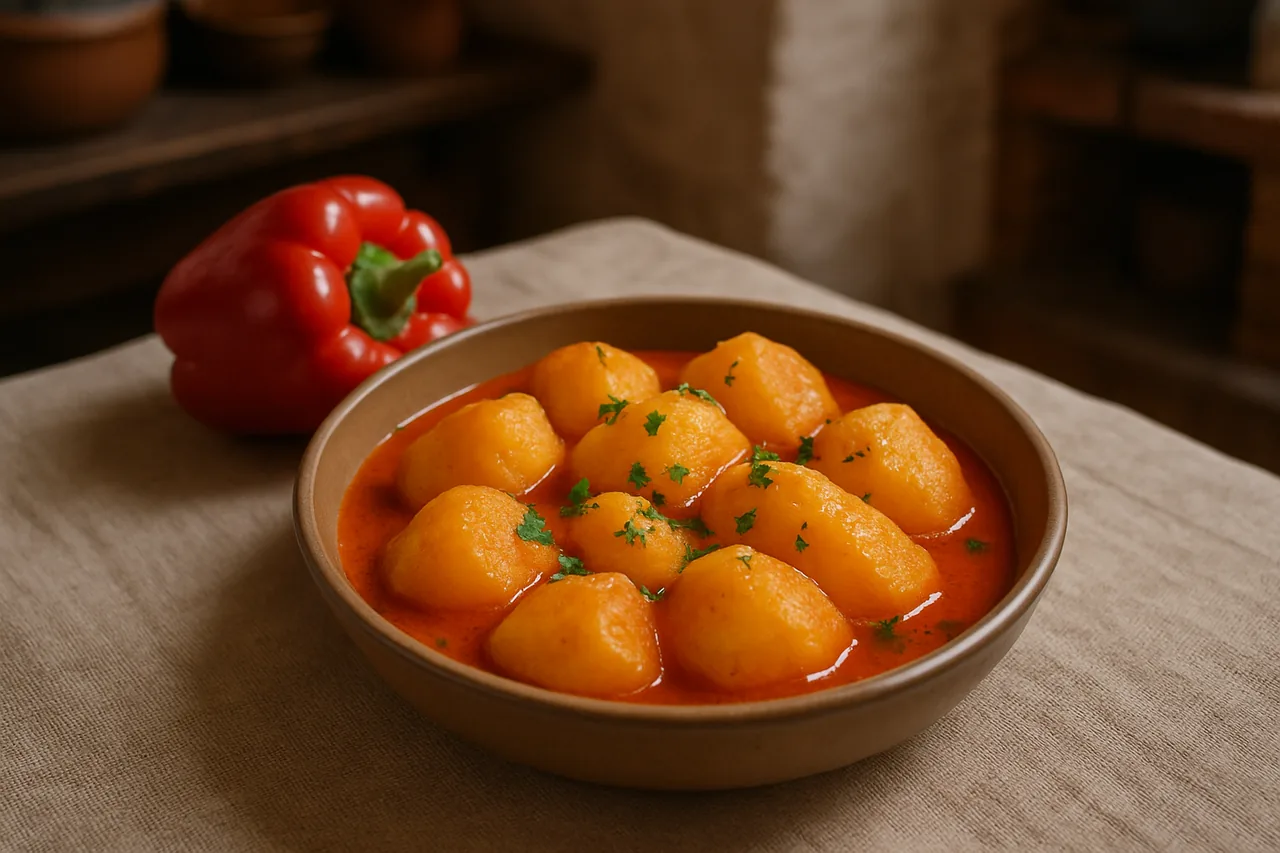 Papas viudas — receta canaria