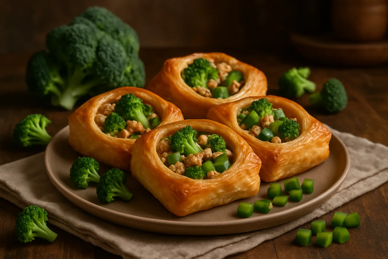 Foto de Pastelitos de pavo con brócoli