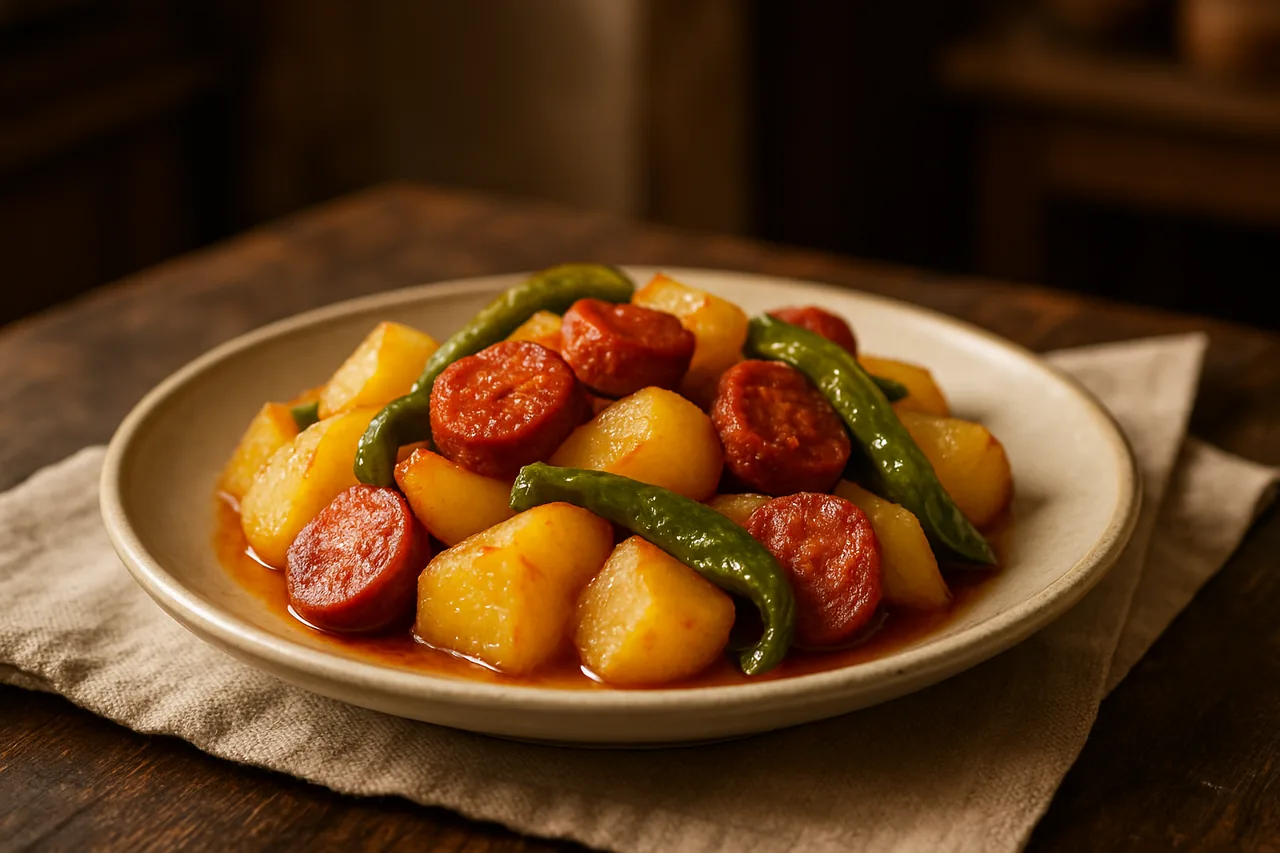 Foto de Patatas con Chorizo