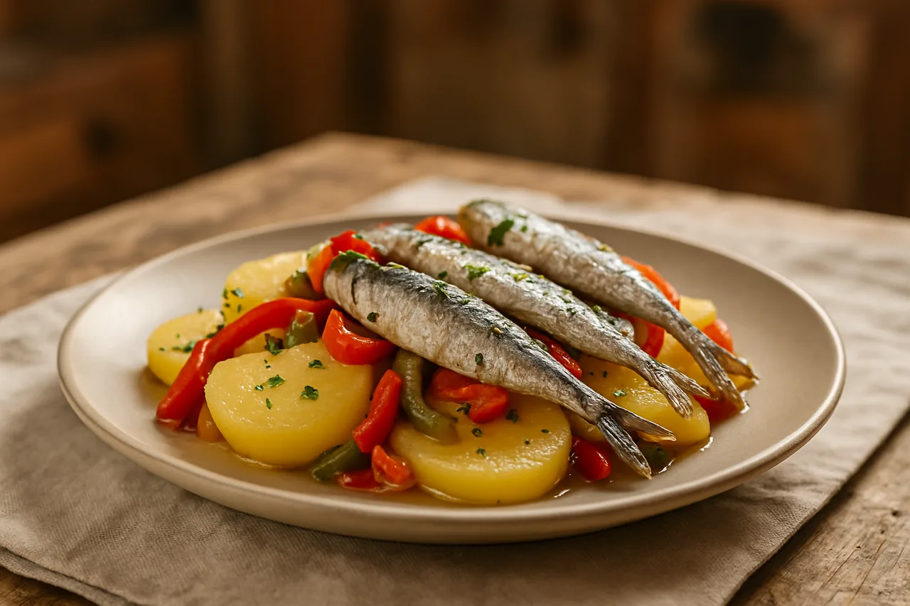 Foto de Patatas con Sardinas