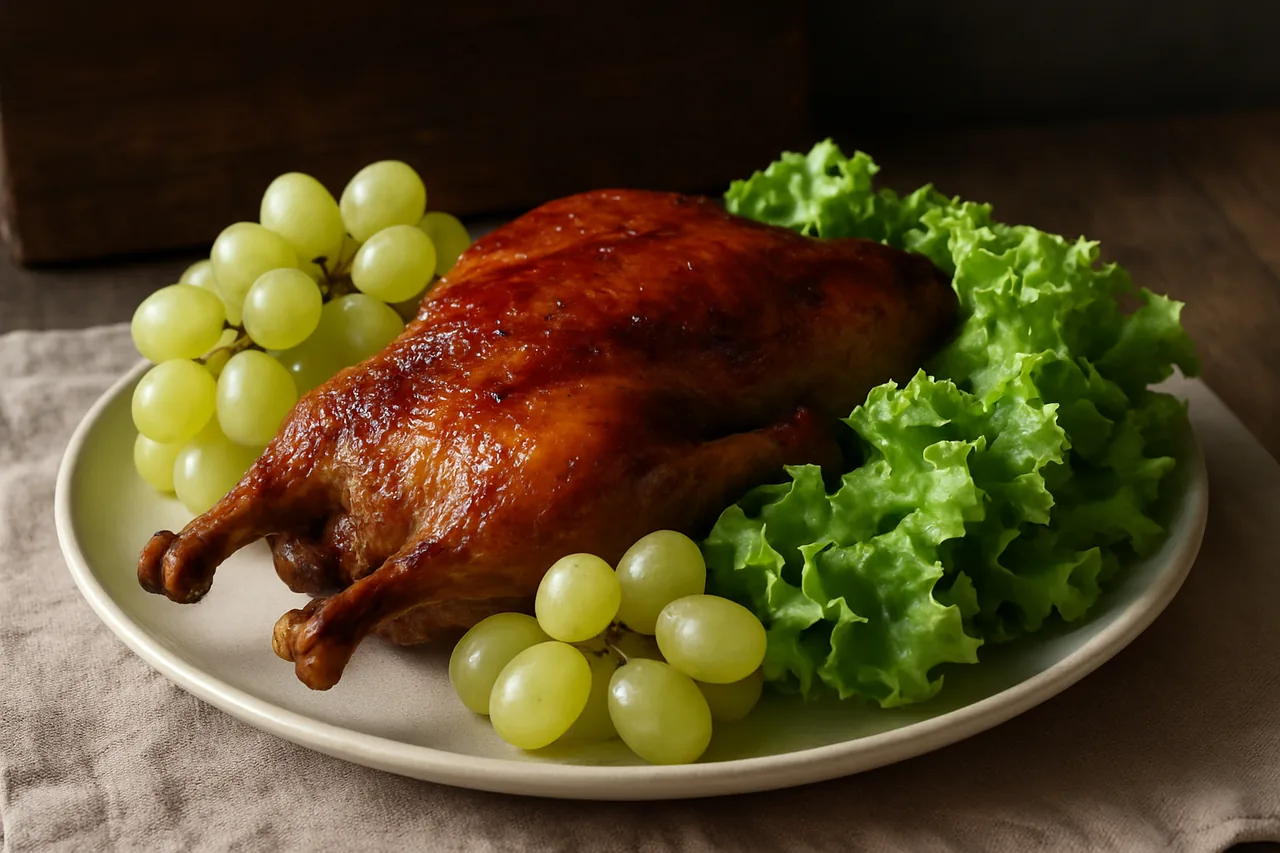 Foto de Pato Asado con Uvas
