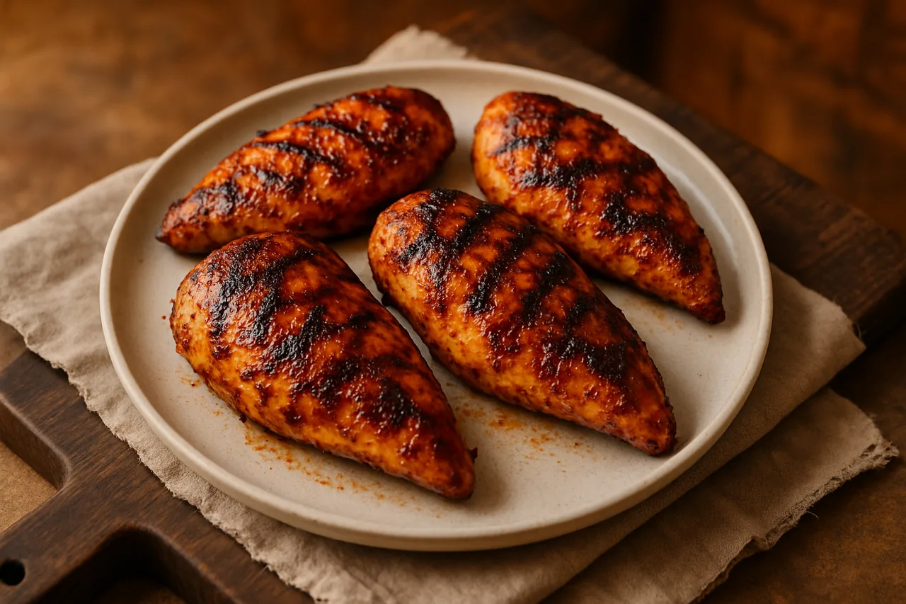 Foto de Pechugas de Pollo a la Barbacoa