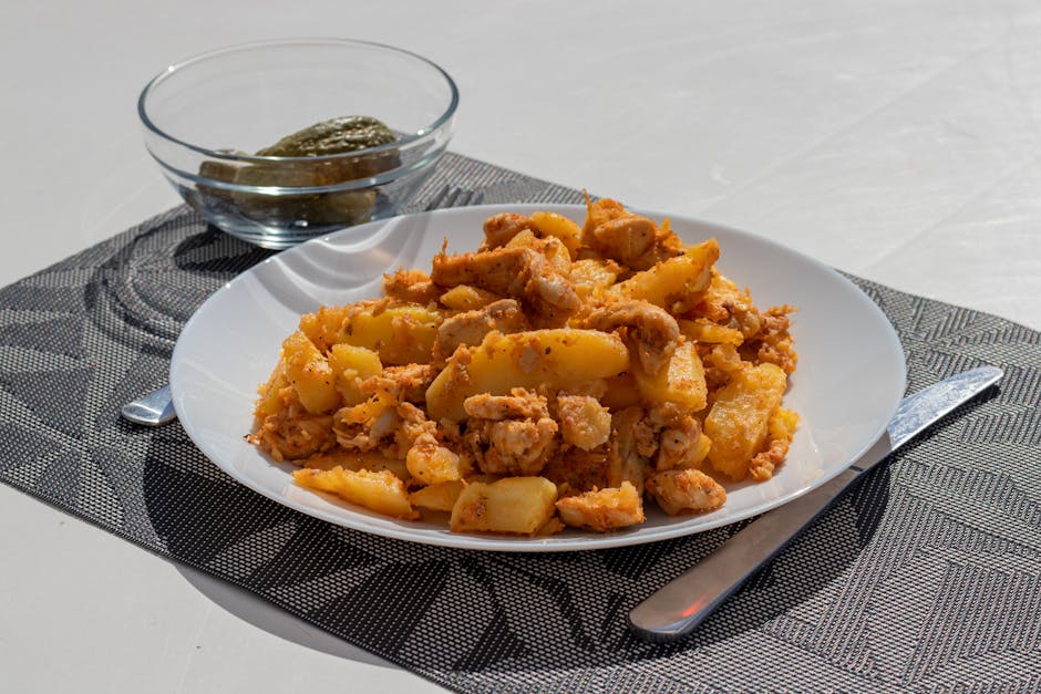 Foto de Perlón con Patatas al Pimentón