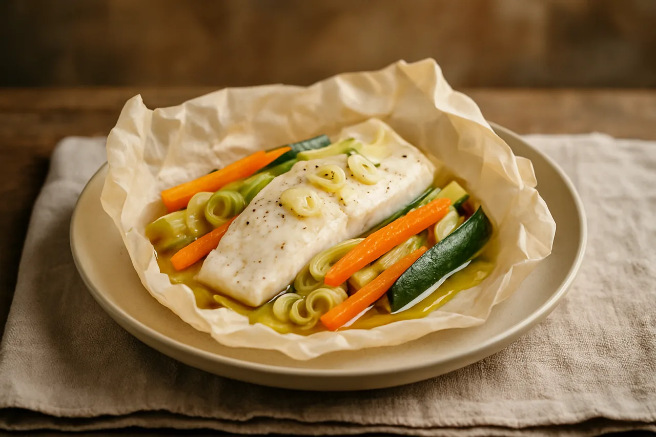 Foto de Pescadilla al Horno en Papillote