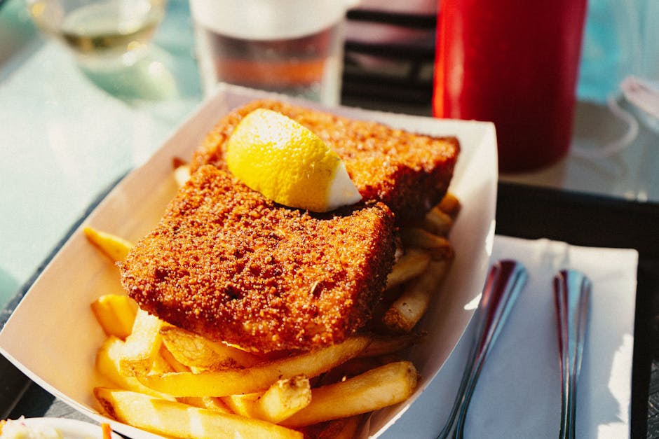 Foto de Pescado con Patatas Fritas